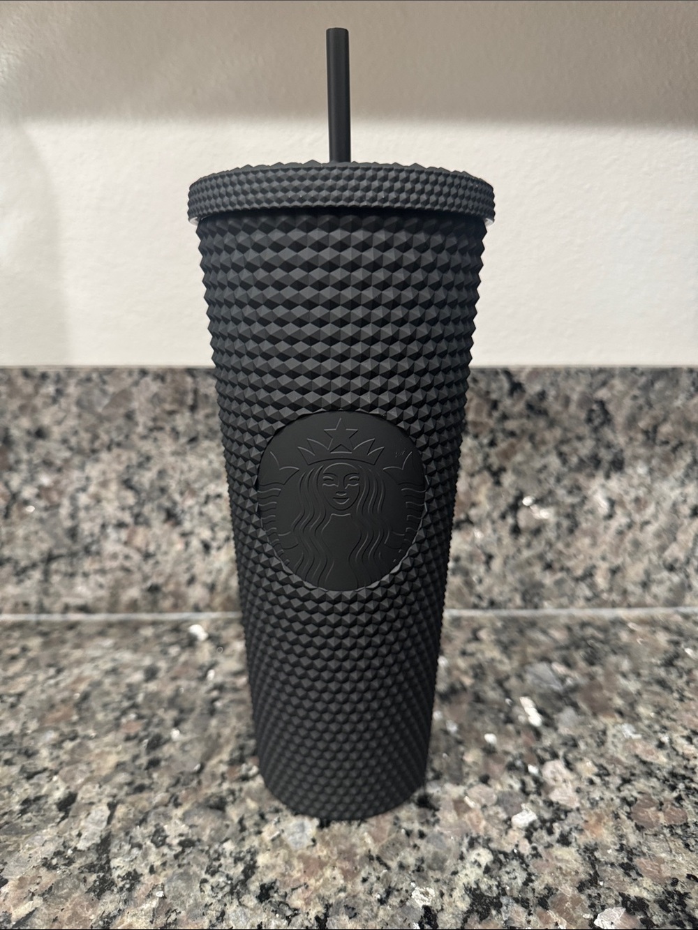 Starbucks Black Studded Tumbler with Straw